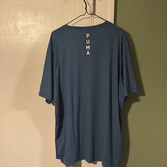 PUMA Men's Active Tee Blue XX Large Airy Short Sleeve Tee - Picture 9 of 11